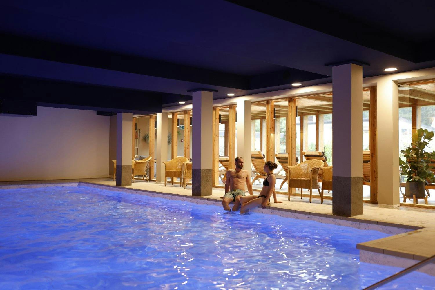 Auch der Wellness-Bereich ist eine Erfahrung wert.