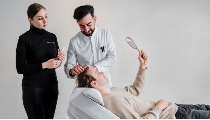 Enfin, retrouver de l'assurance dans la vie: les professionnels de HAIR & SKIN réalisent ton rêve d'une chevelure abondante.