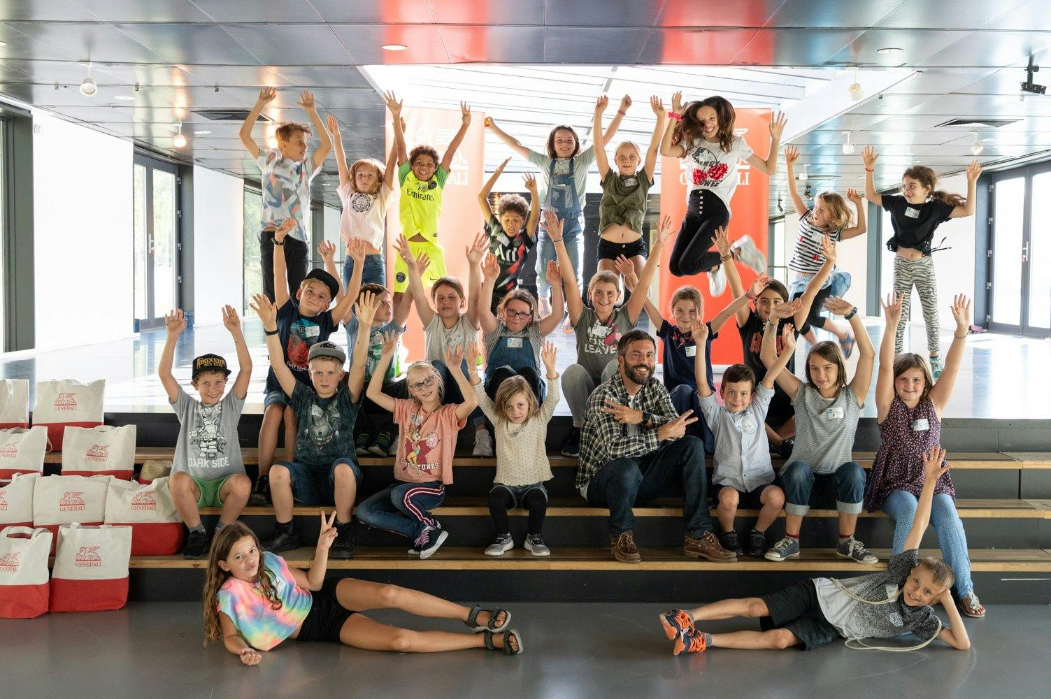 Am Workshop in Basel sorgte Bligg für leuchtende Augen.