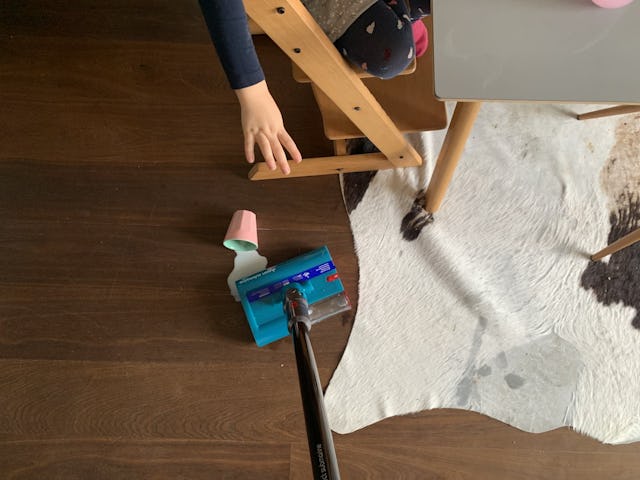 Verschüttete Flüssigkeiten sind im Nu weggeputzt.