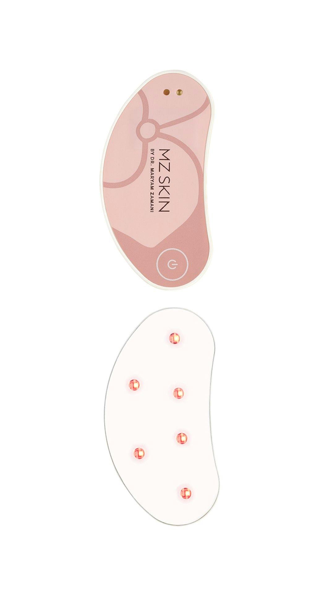 LED-Eyepads gegen Augenringe und Falten, MZ Skin LightMax Minipro Eyeconic LED, von Dr. Maryam Zamani.