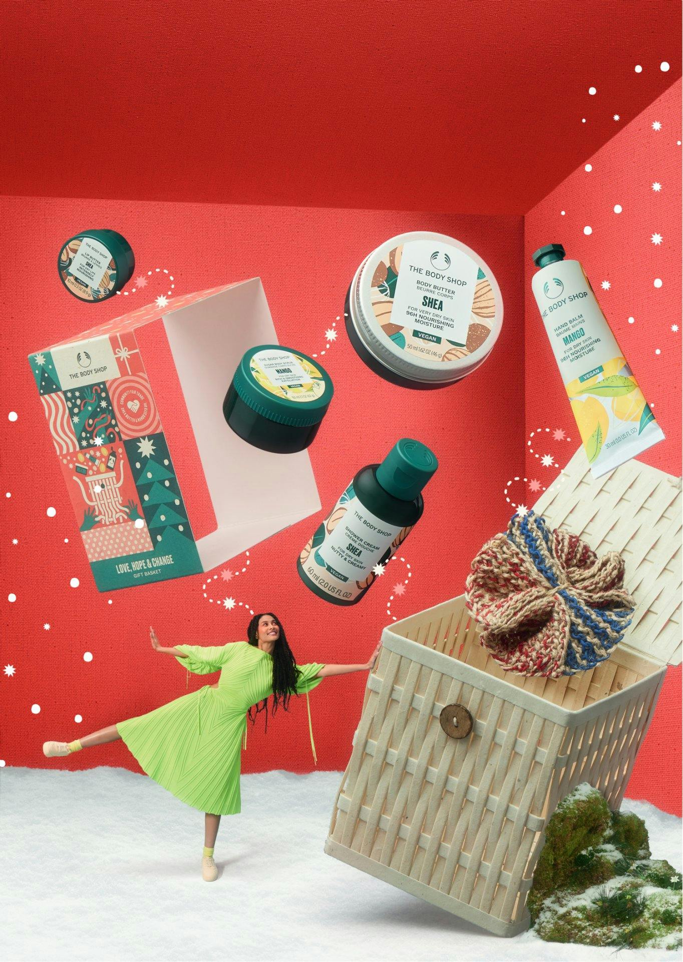 Les cadeaux de The Body Shop sont parfaits pour tous ceux et celles qui veulent se sentir bien dans leur peau en toute bonne conscience.