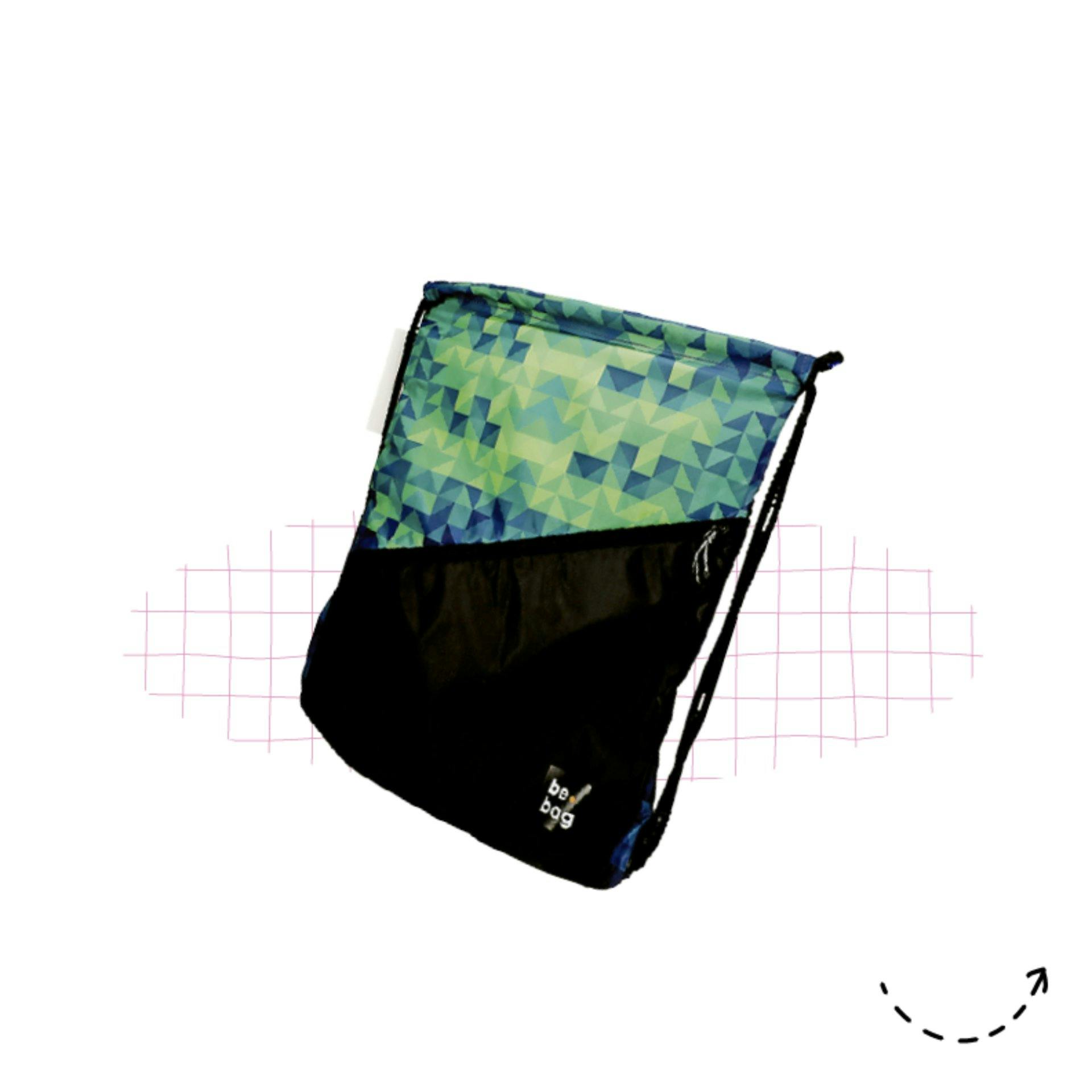 Gut verstaut: Herlitz-Sportbeutel, be bag be daily, triangle, 18.95 Franken, bei Coop City.