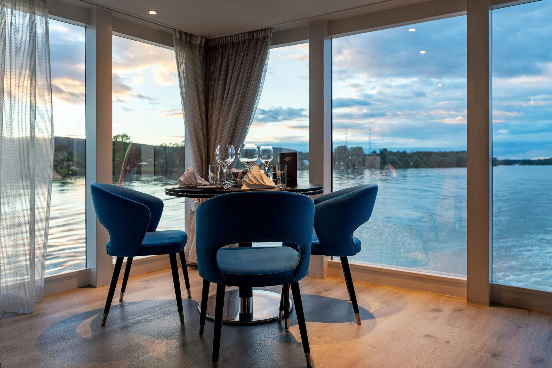 Abendessen mit schönster Aussicht.