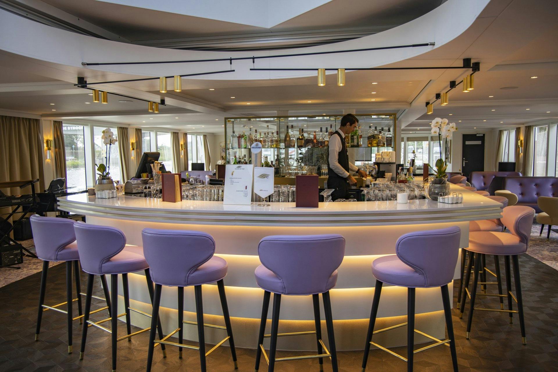 Auch an Bord ist es stylisch!