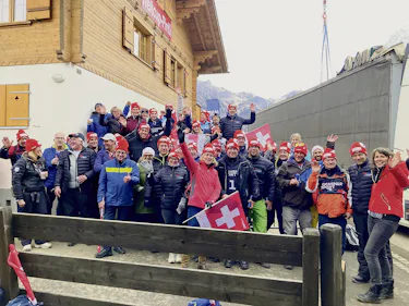 Ein grosser Fanclub für einen grossen Mann