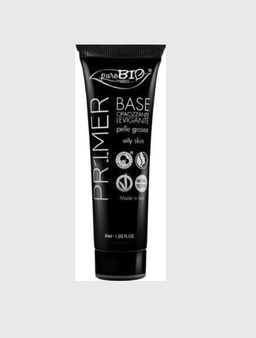 Mattierender Primer ohne Silikone für ölige Haut von pureBio cosmetics, Fr. 22.- über ecco-verde.ch.