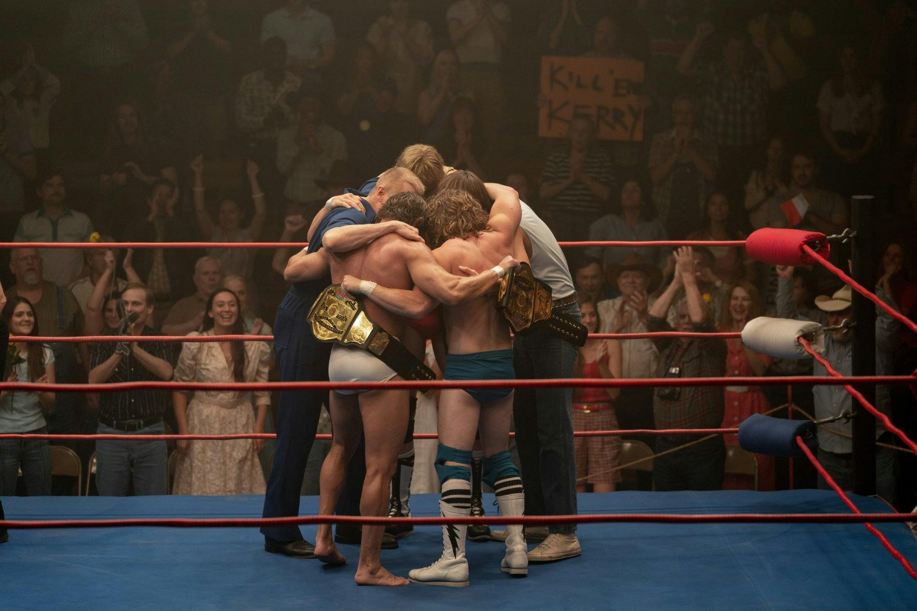 Zac Efron in seiner Rolle als Wrestlingstar Kevin Von Erich.