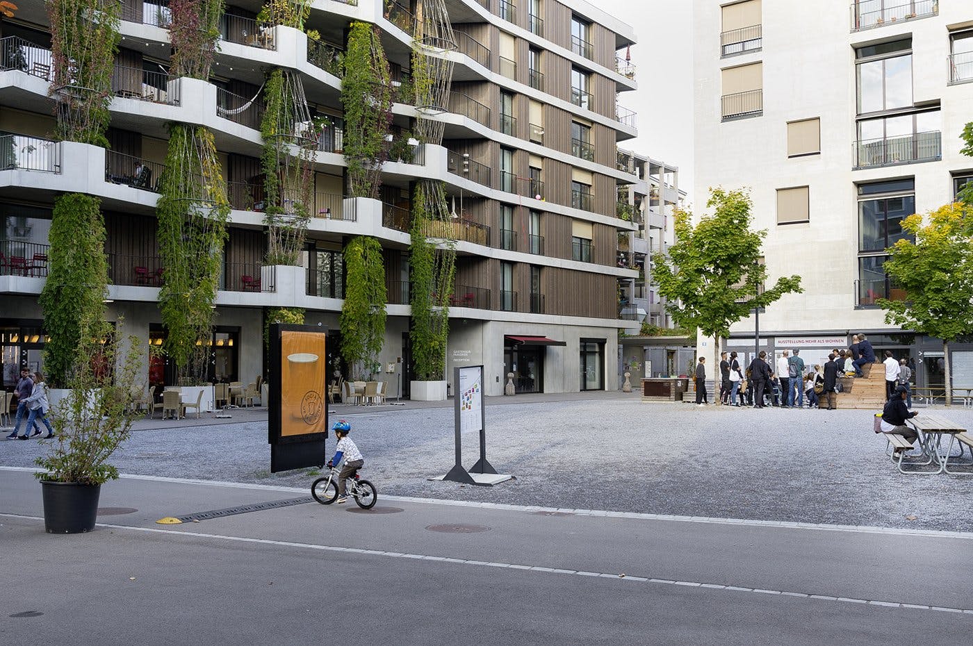 Clusterwohnungen im Hunziker-Areal in Zürich-Oerlikon