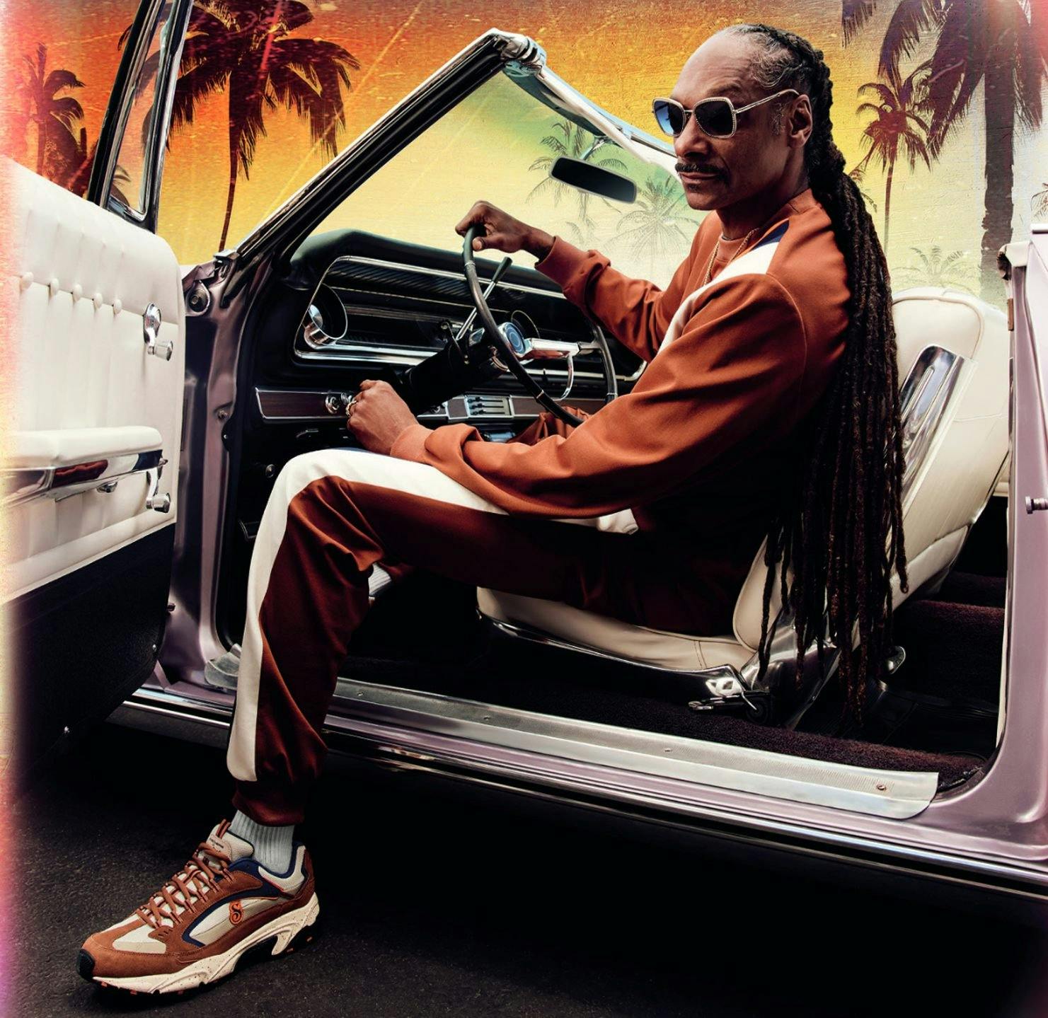 Die Schuhe sind ganz an Snoop Doggs entspannten Stil angelehnt.