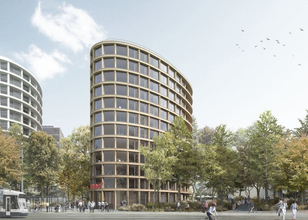 Le futur quartier de Surville: un environnement dynamique et durable pour vivre et travailler.