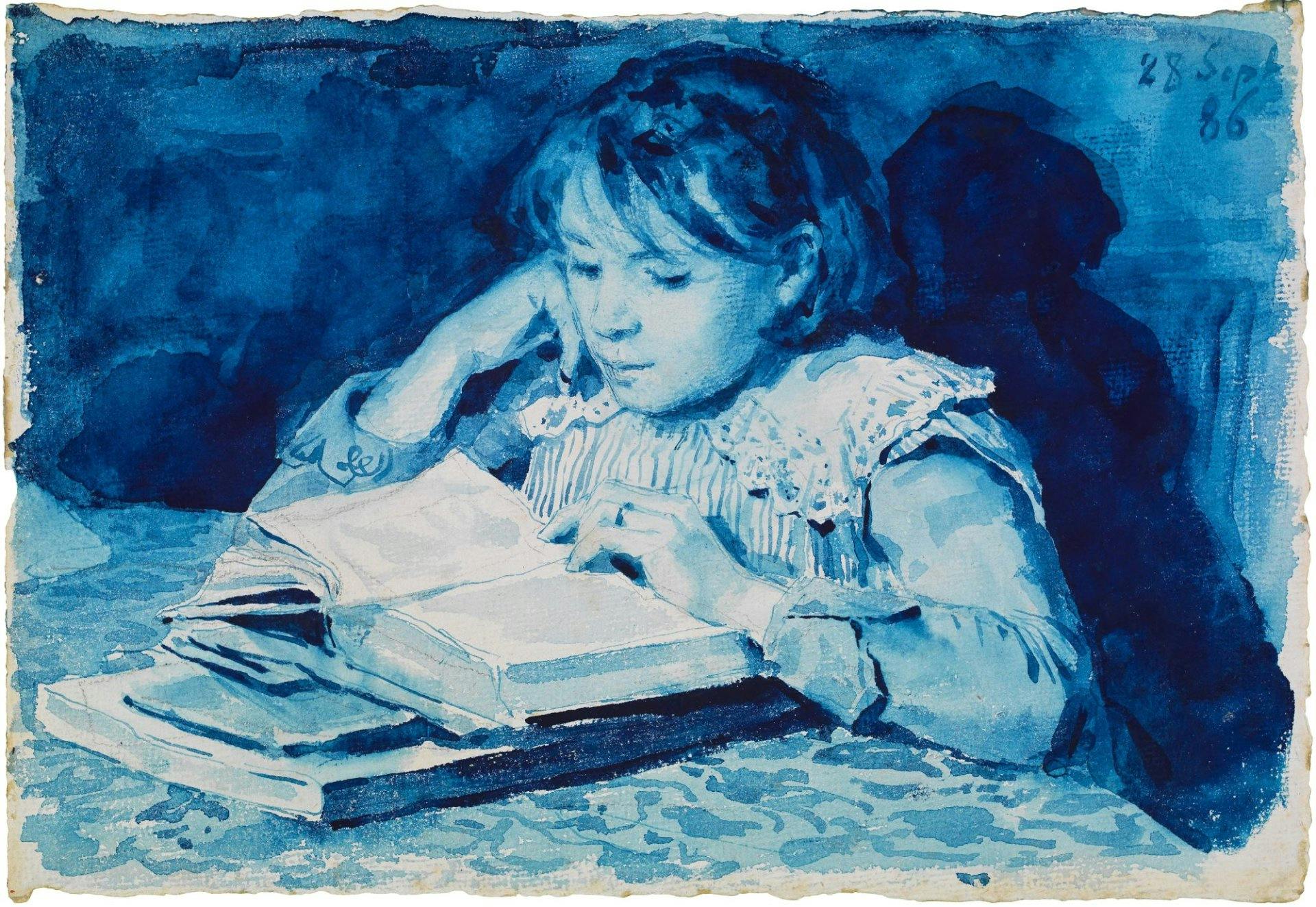 Albert Anker malte gerne Bilder von lesenden Mädchen, was im 19. Jahrhundert als progressiv galt. Seine Werke kannst du in Bern bestaunen.