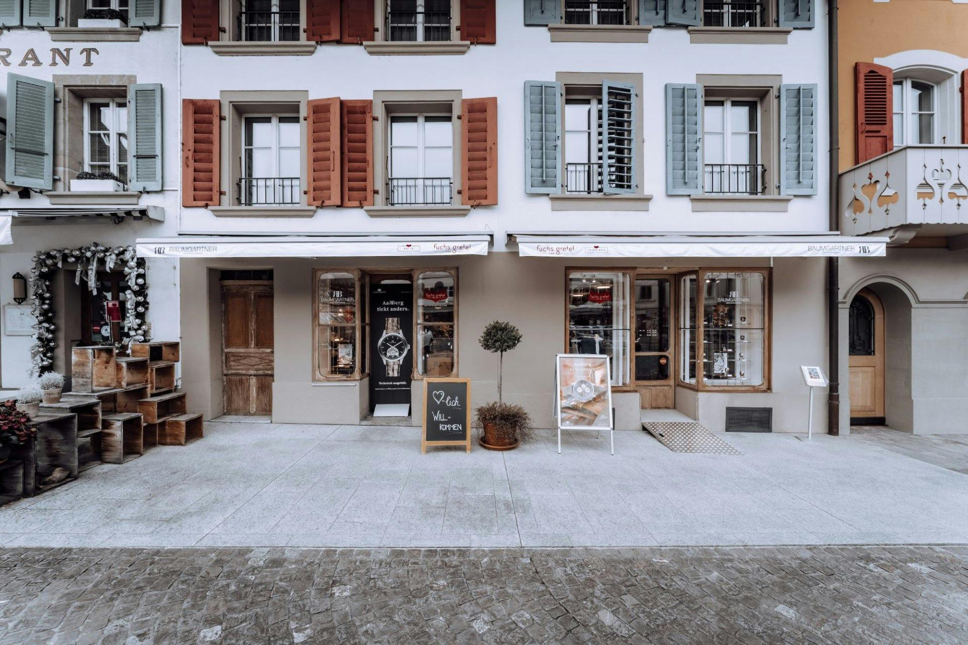 Reto Baumgartners Atelier im malerischen Aarberg (BE).