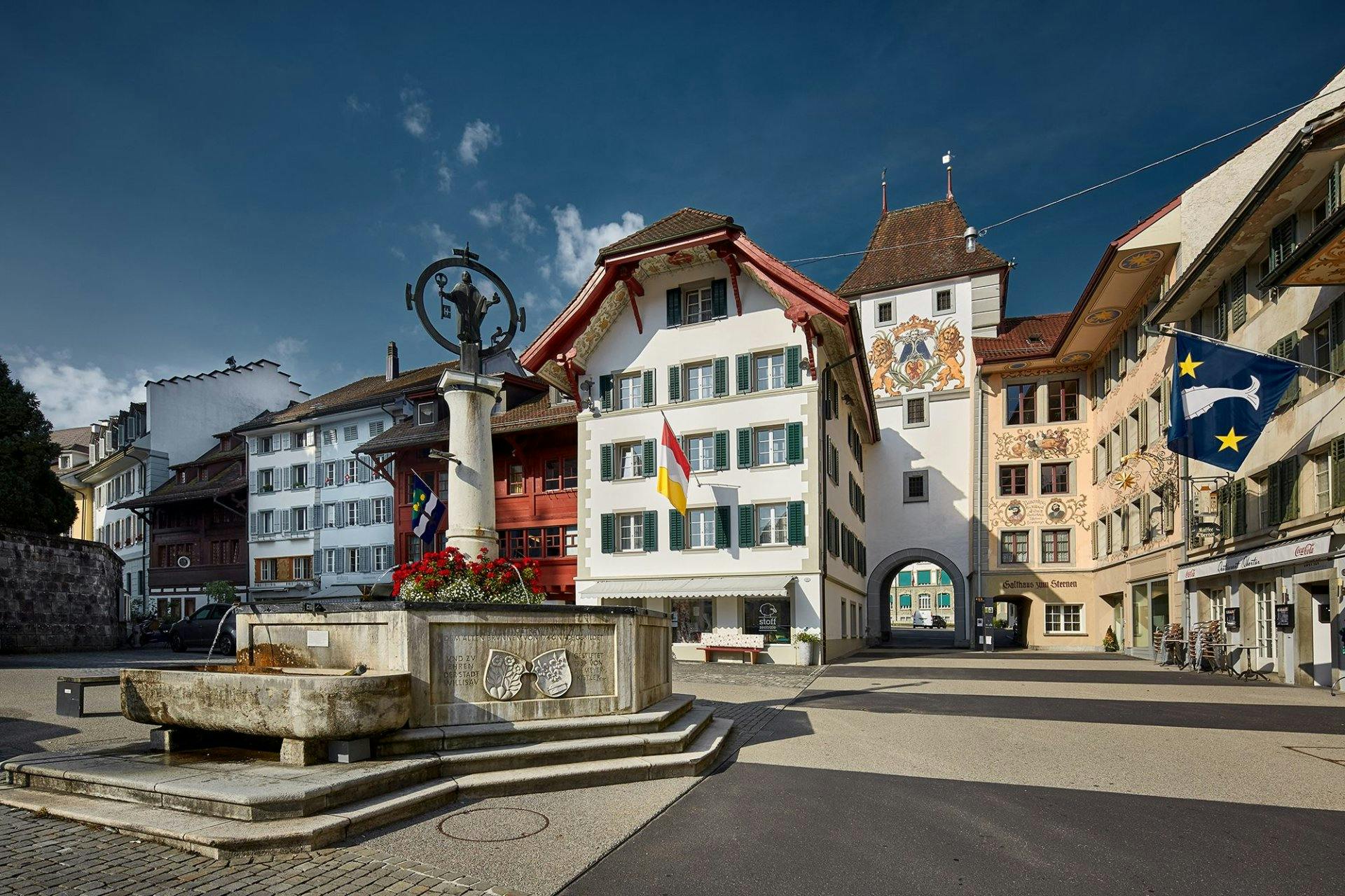 Architektonische Besonderheit: Das Obertor von Willisau.