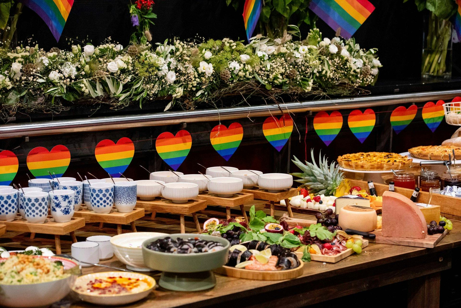 Die Tische waren am Coca-Cola Love Brunch reich gedeckt.