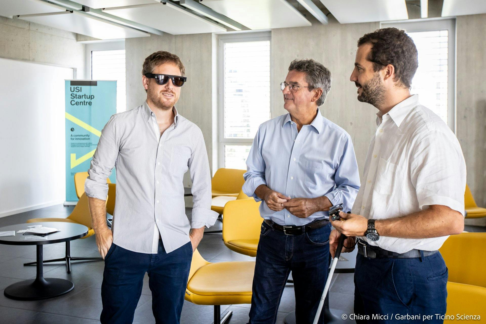 Franco Burlando CEO, Nathan Deutsch COO, Andrea Moroni Stampa CTO