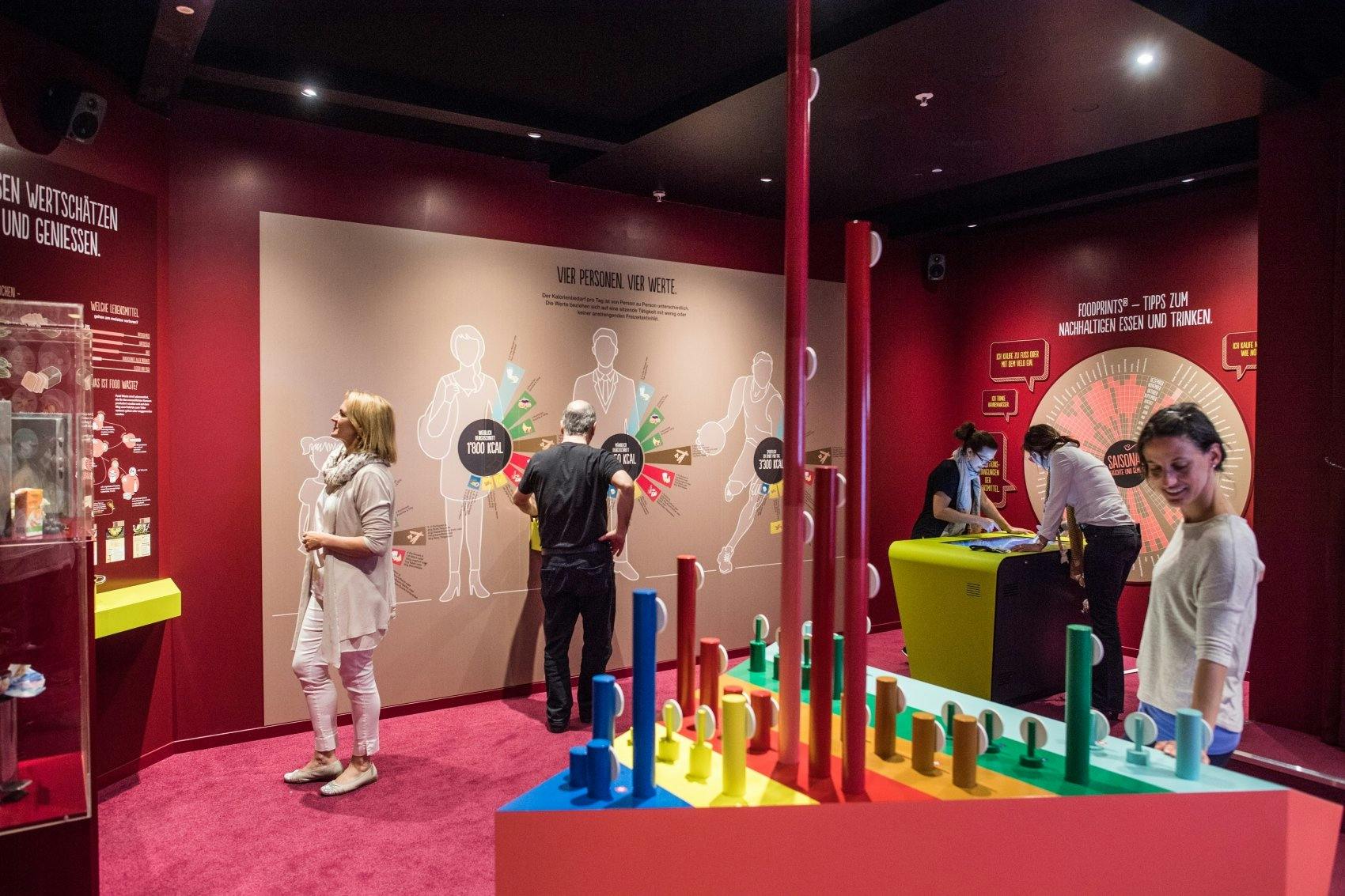 Die interaktive Ausstellung «Welt des Essens» in der «Umwelt Arena» Schweiz in Spreitenbach lädt dazu ein, sich mit dem Thema Ernährung auseinanderzus...