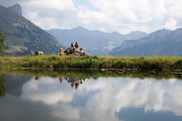 Die gemütlich und aussichtsreiche Marbachegg lädt zum Verweilen ein.