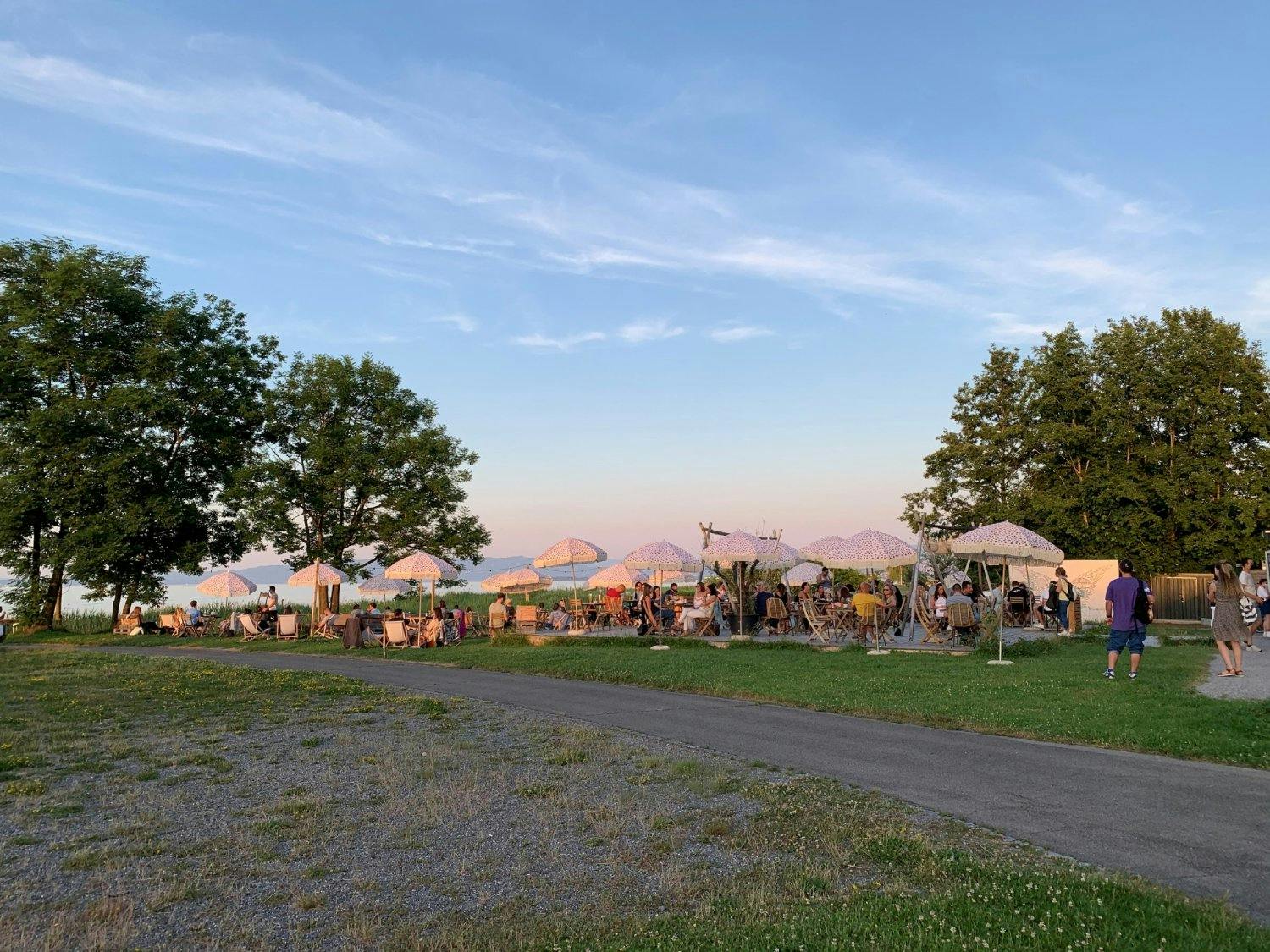 Chillen im Strandgarten Horn.