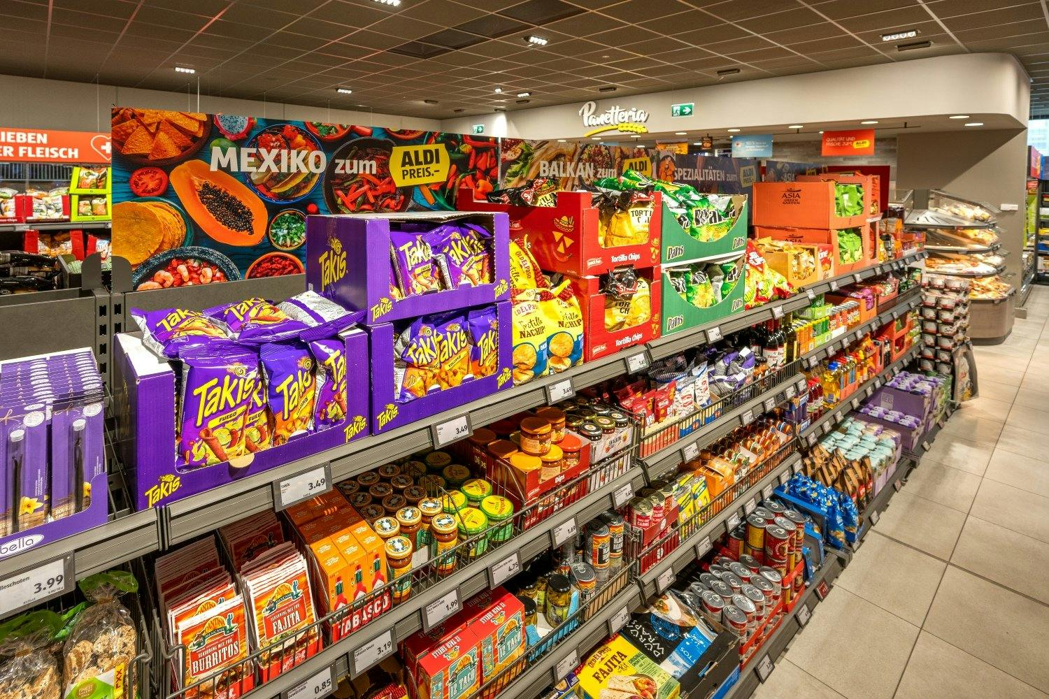 Voyage culinaire: découvre les cuisines du monde les plus diverses grâce aux semaines à thème chez Aldi.