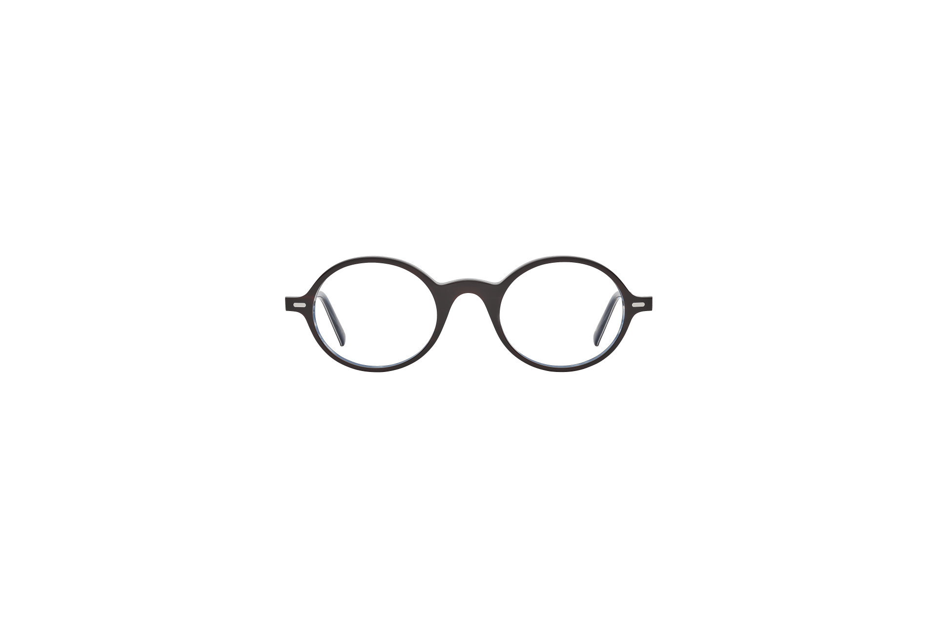 BC  010 FLEX: Korrektionsfassung aus Acetat in Mitternachtsblau und Havanna auf der Rückseite