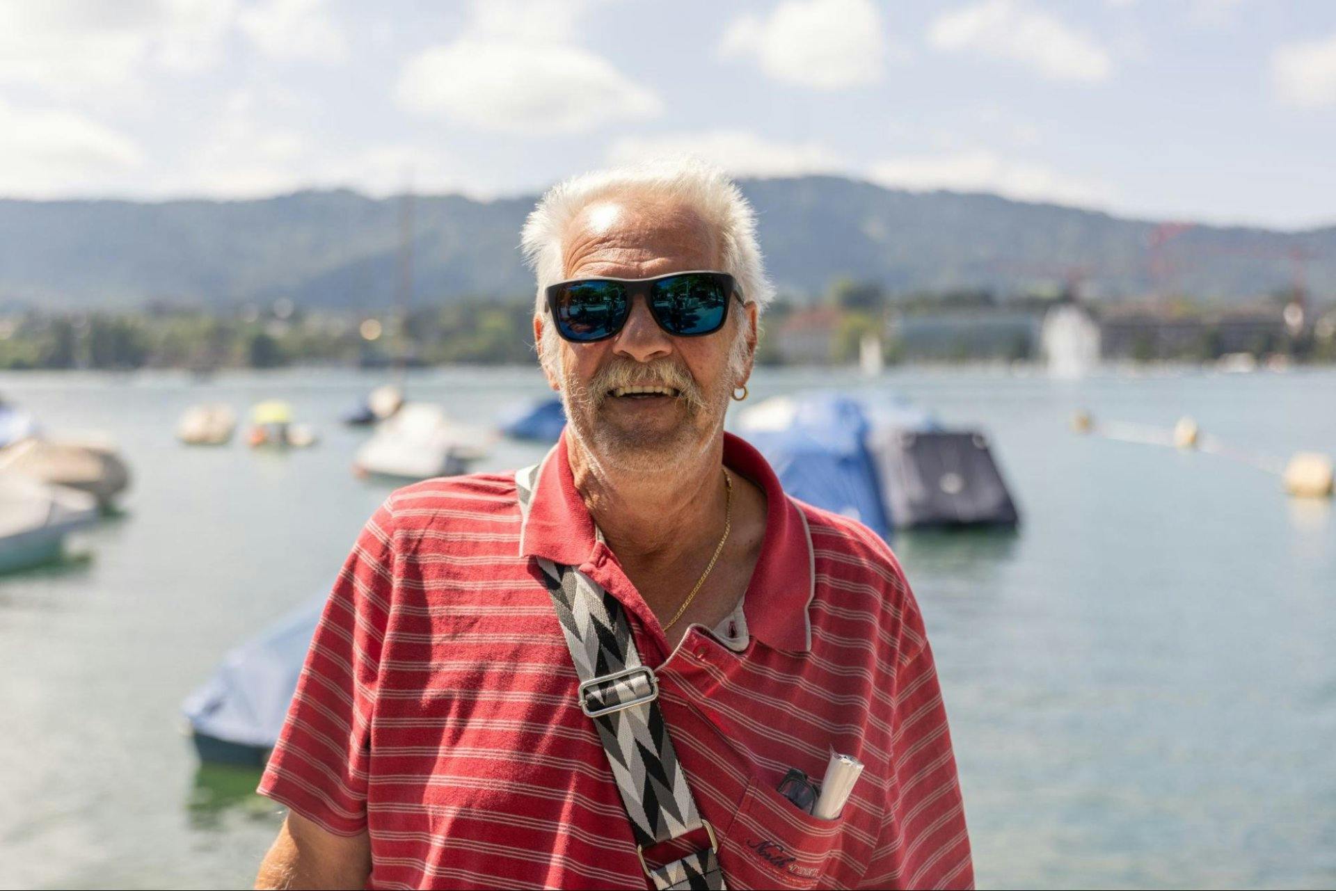 Charlie, 59: «20 Minuten und Blick nutze ich 2 bis 3 Mal am Tag, weil ich keine Zeitungen mehr habe und so immer gut informiert bin.»