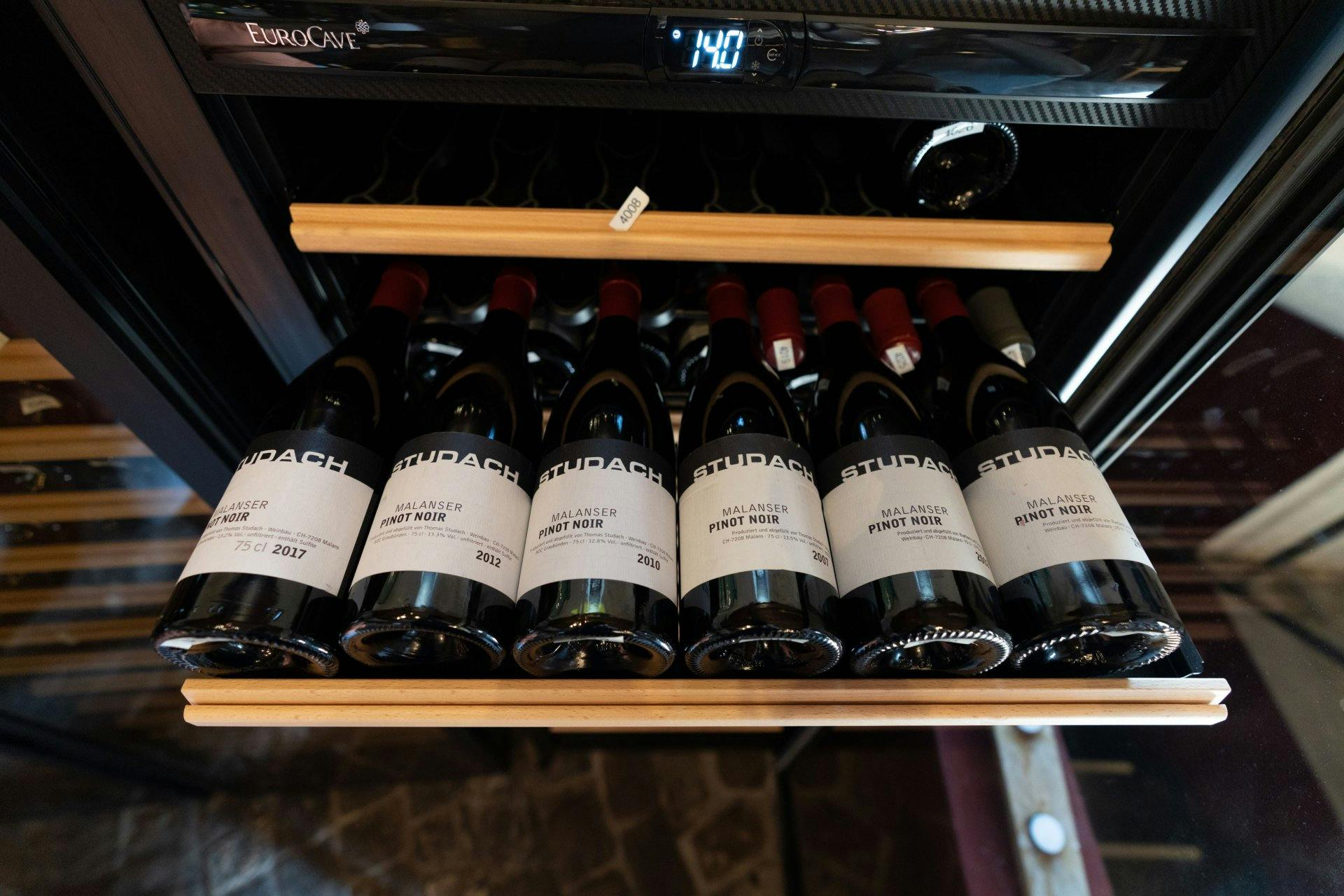 Die Jahrgangstiefe ist einer der grossen Vorzüge der Torkel-Weinkarte.