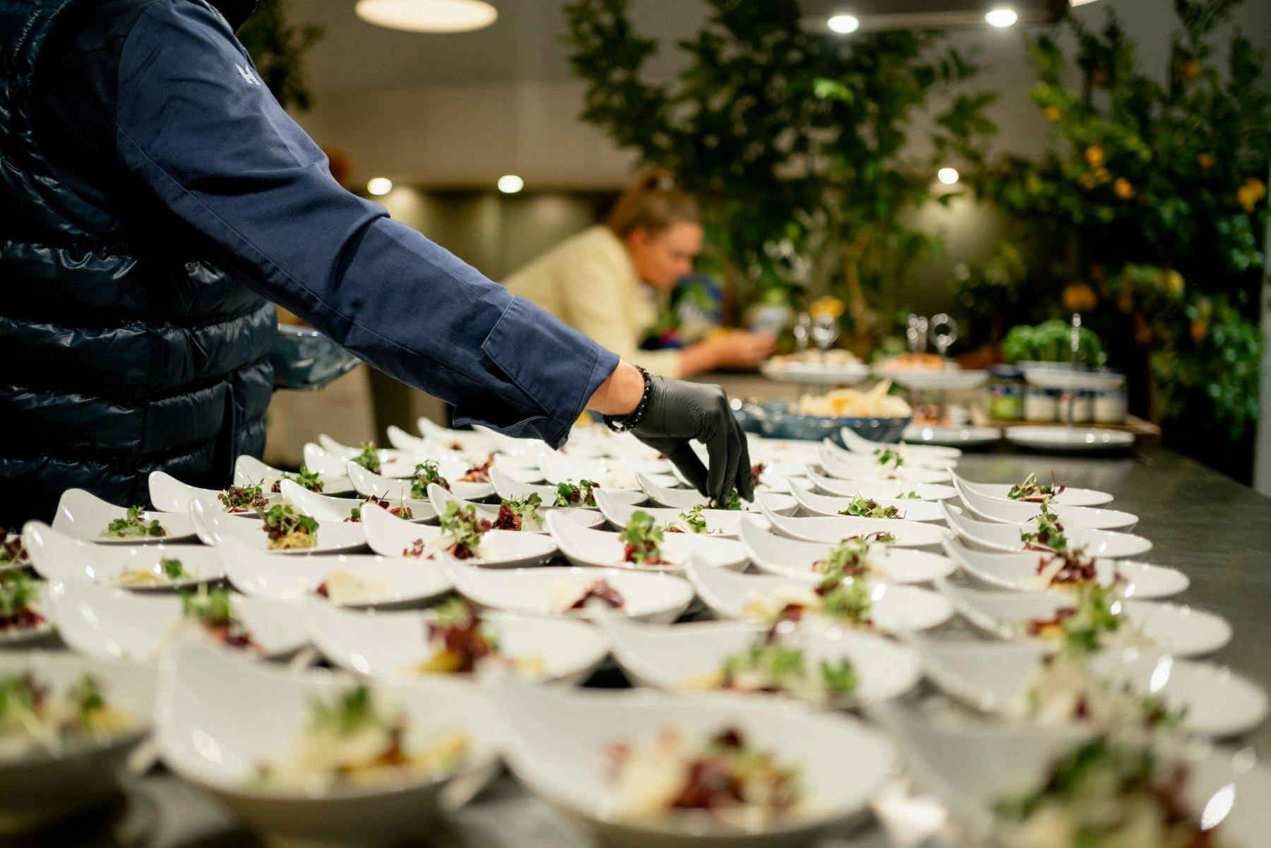 Les invités ont pu apprécier la diversité des plats à base de pesto.