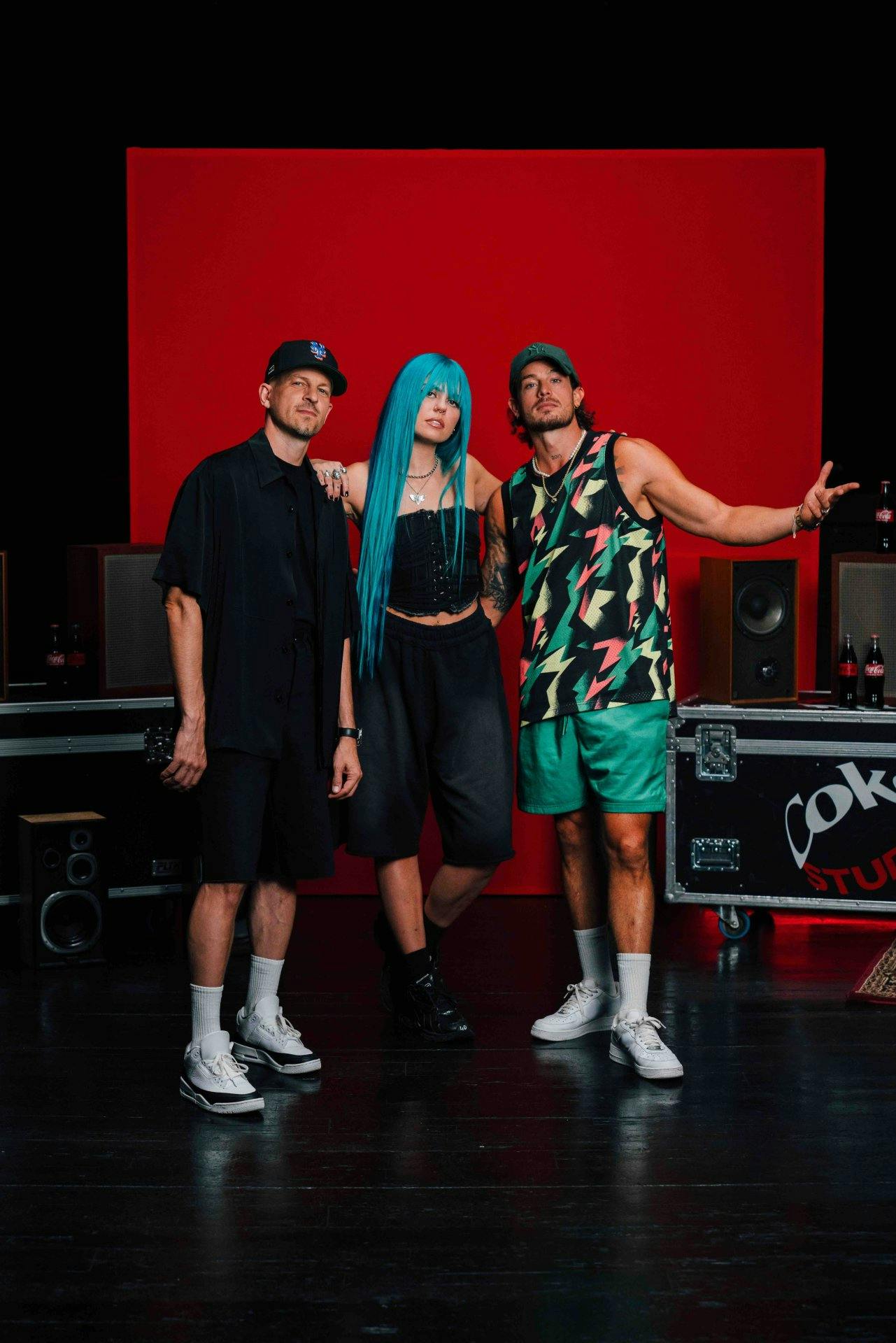 Stress, Kings Elliot und Loco Escrito sind die Coaches des diesjährigen «CokeSTUDIO Soundchecks».