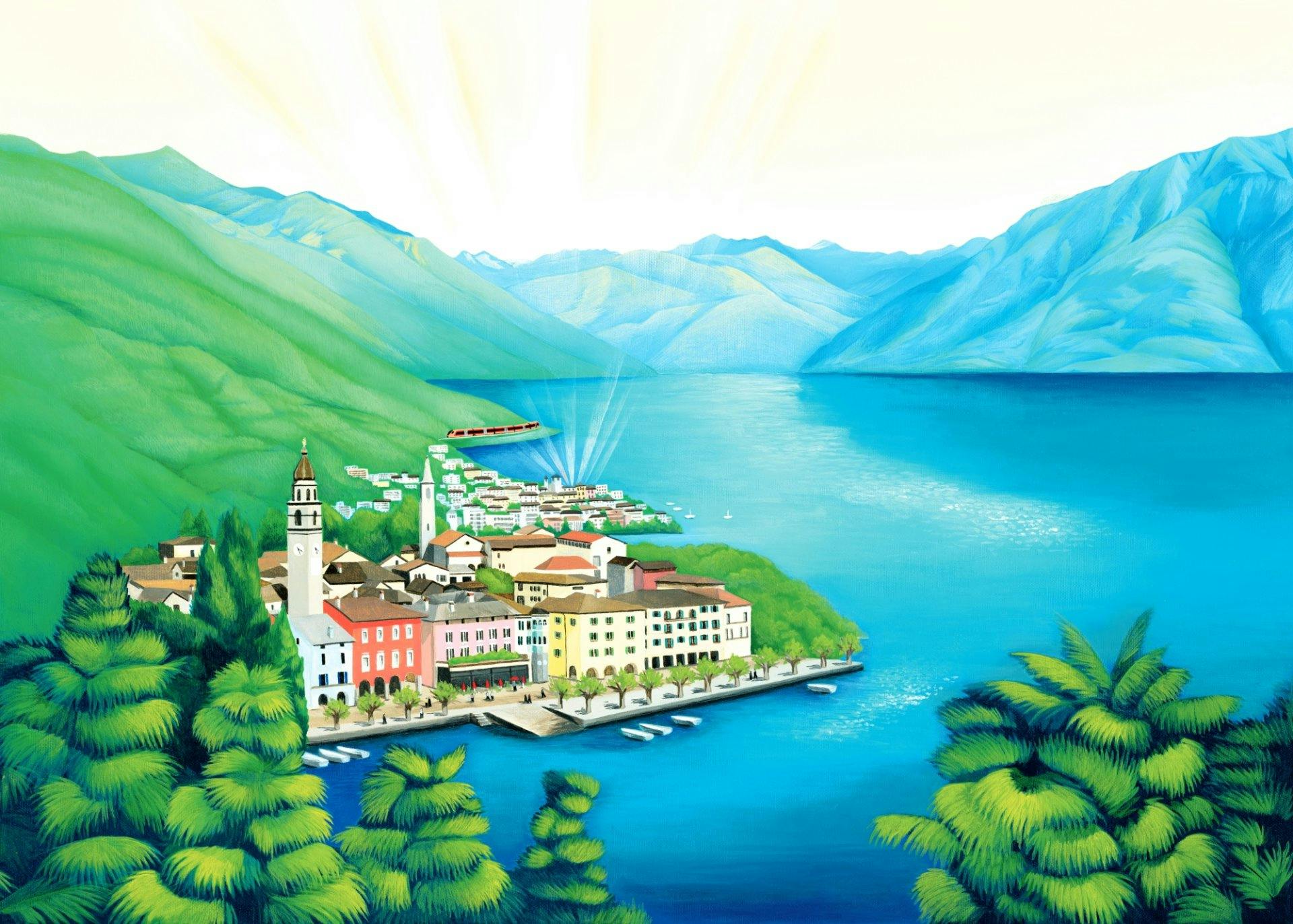 Auszeit vom Winter gefällig? Mit dem Treno-Gottardo-Hit reisen Sie preiswert und schnell ins warme Tessin.