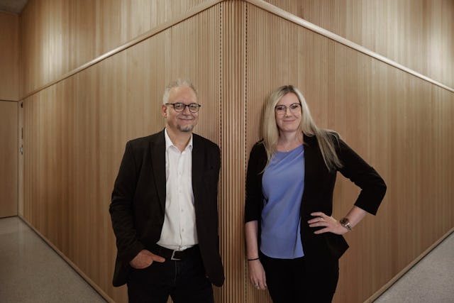 Thomas Pfiffner, membro del Comitato esecutivo e responsabile dell'Ufficio IV, e Andrea Rohner, responsabile delle Risorse umane, si occupano del benessere dei dipendenti con il marchio «Friendly Work Space».