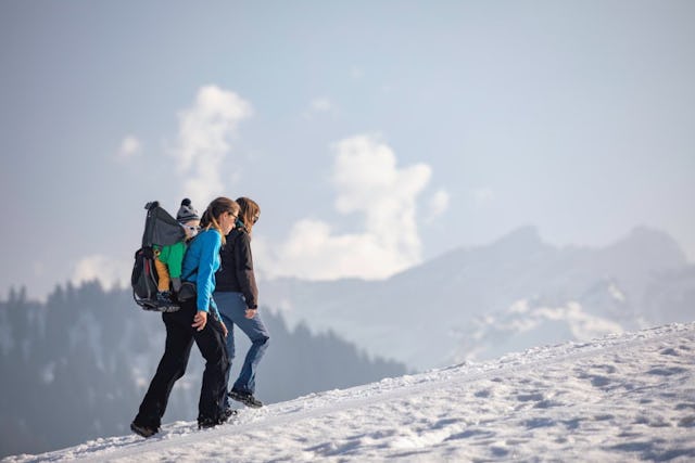 Une jolie balade hivernale à Villars.