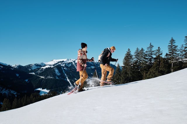 Magnifique balade en raquettes au Col-de-Bretaye.