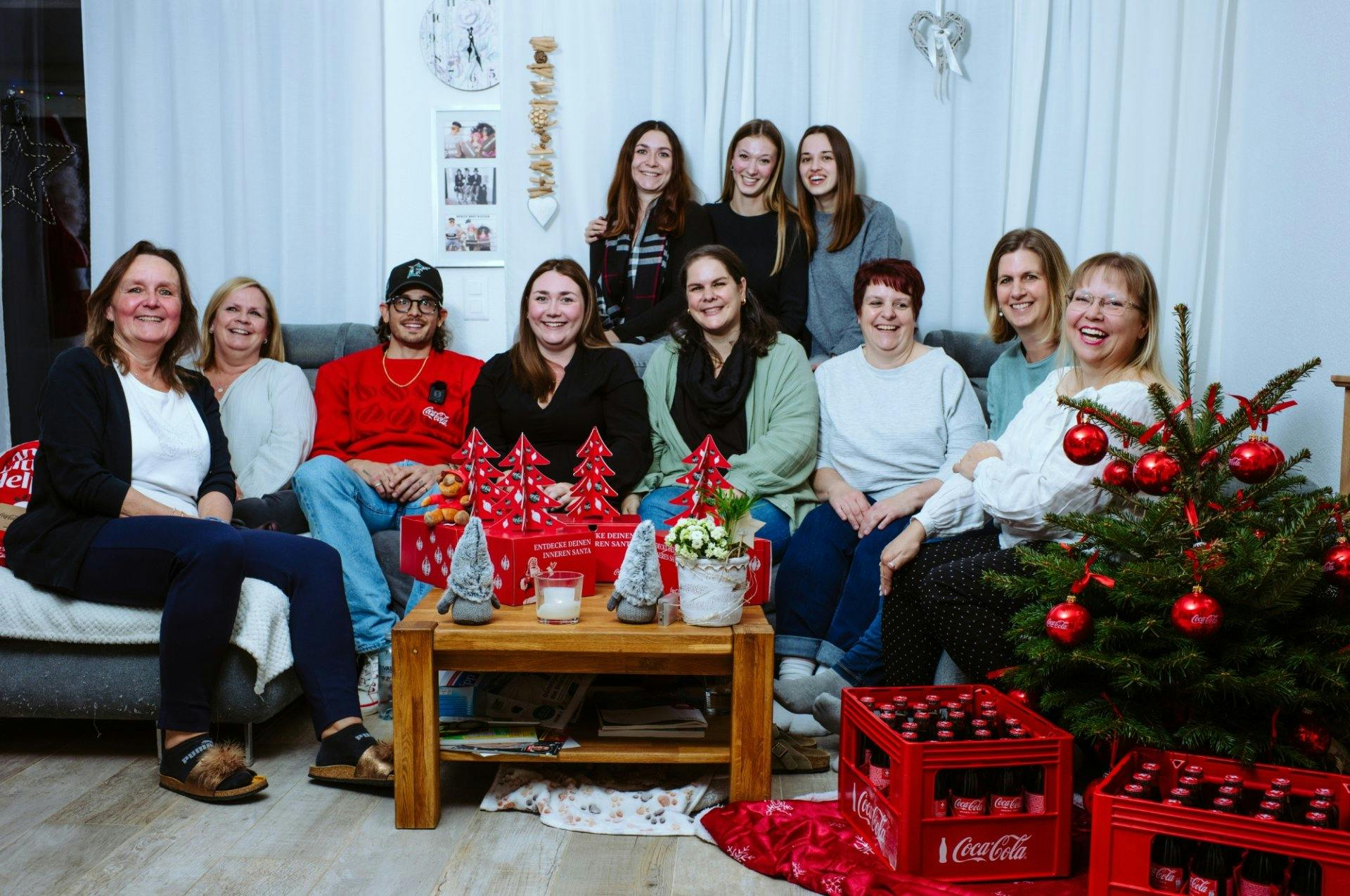 Auch Freunde und Familie durften beim privaten Konzert dabei sein!