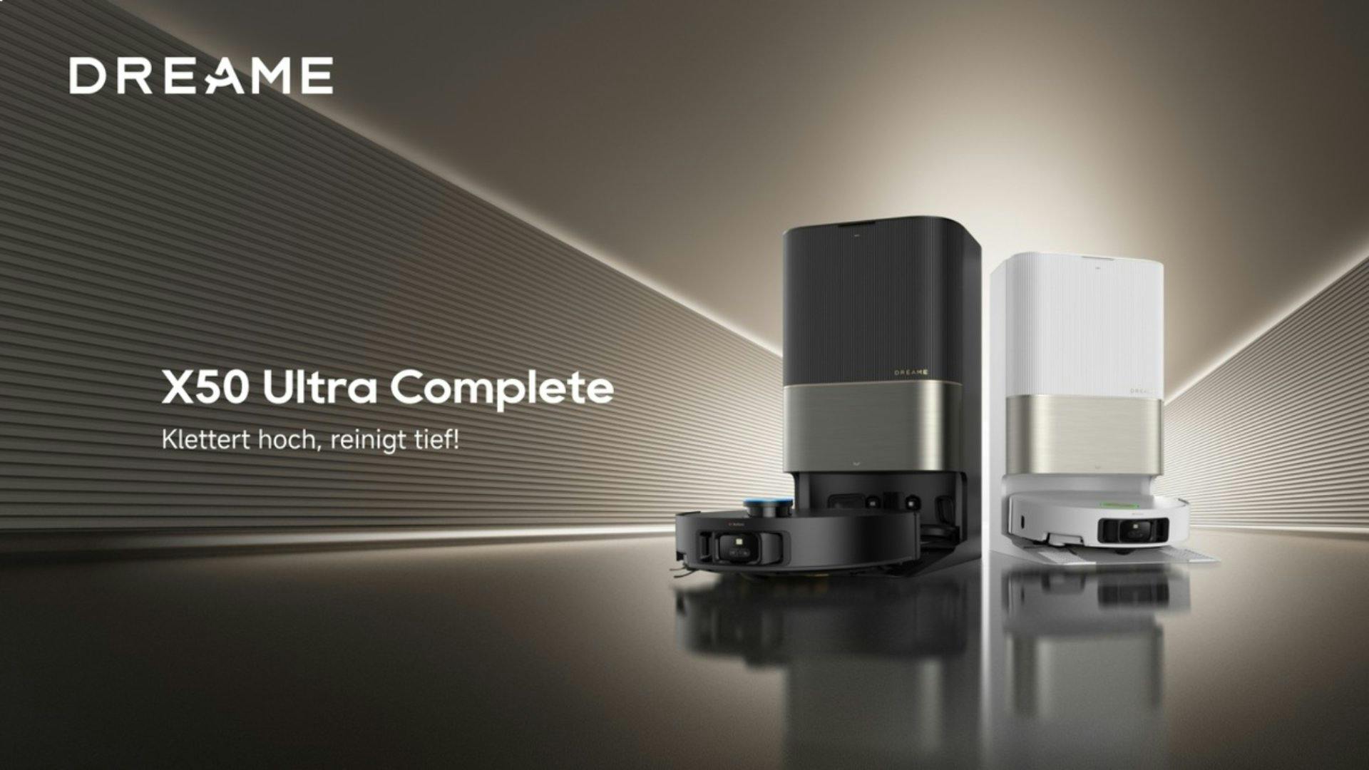 Flaggschiff-Saugroboter X50 Ultra Complete und weitere Produktneuheiten.