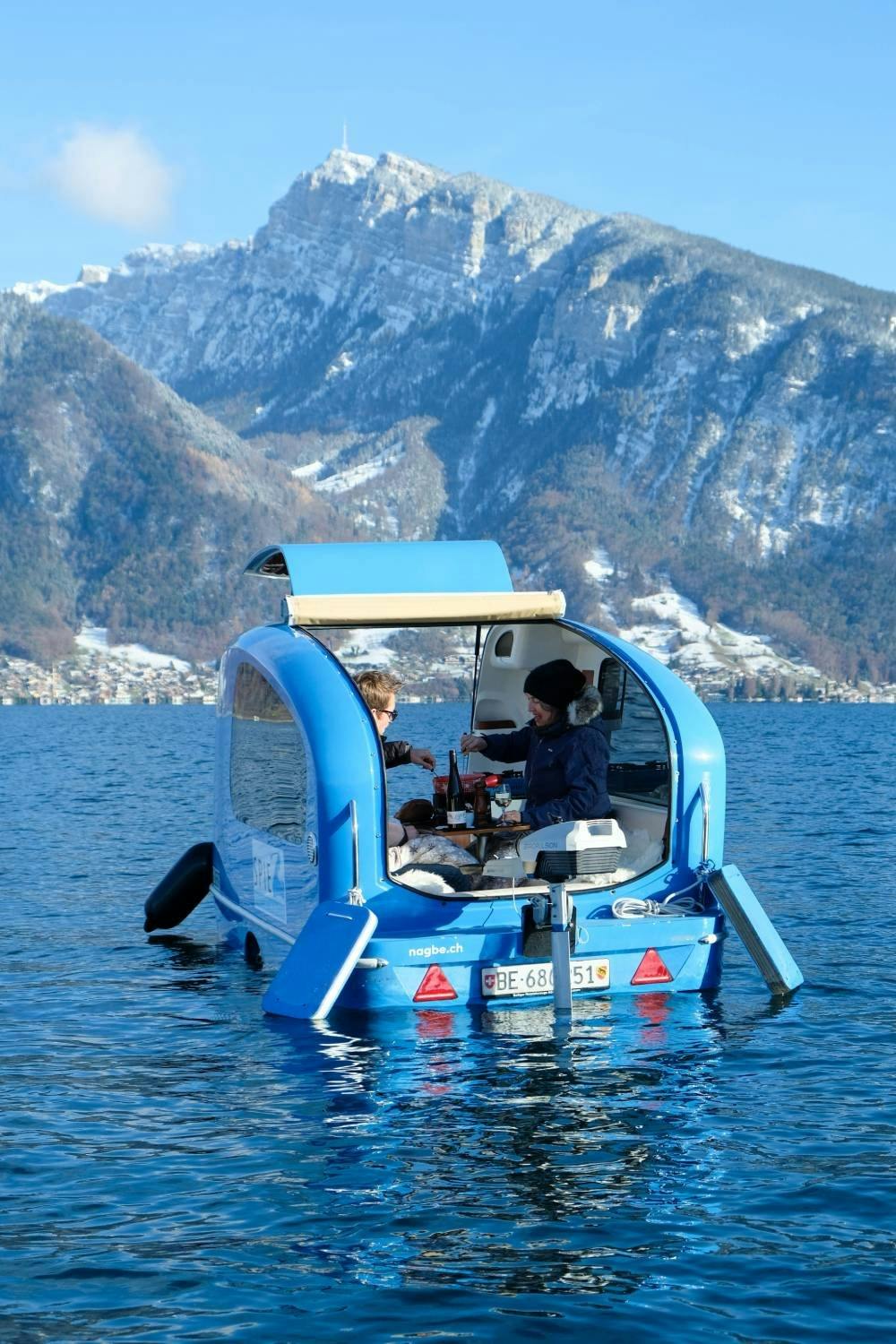 On n’y pense pas forcément, mais en hiver aussi, on peut faire de chouettes sorties en bateau!