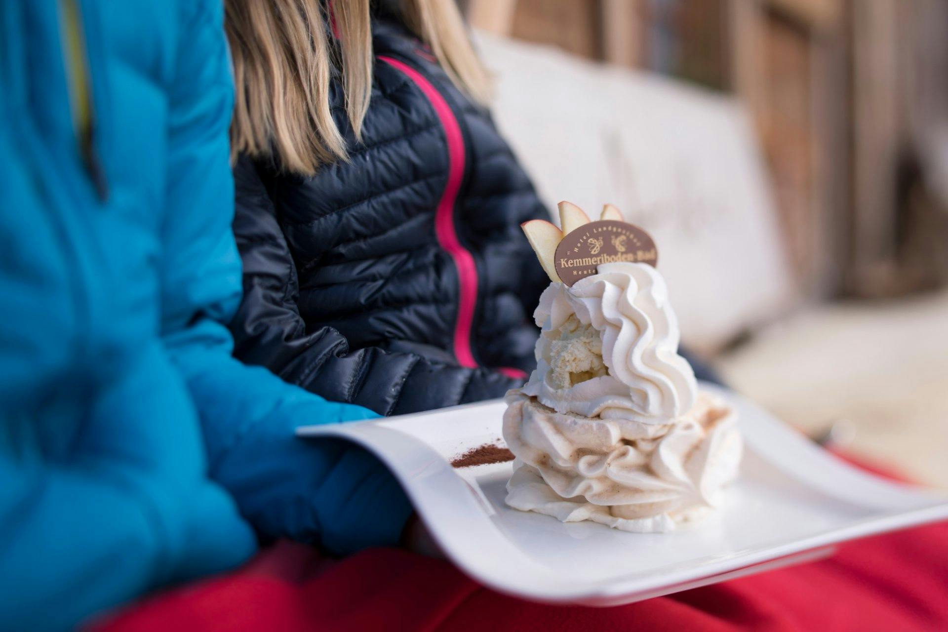 Zuckersüsse Belohnung am Ende der Wanderung.