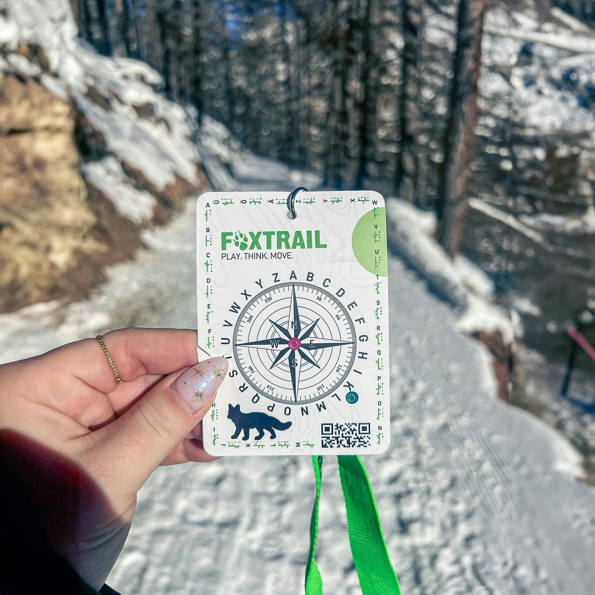 Le meilleur moyen de découvrir les lieux, même en hiver, est de faire le Foxtrail.