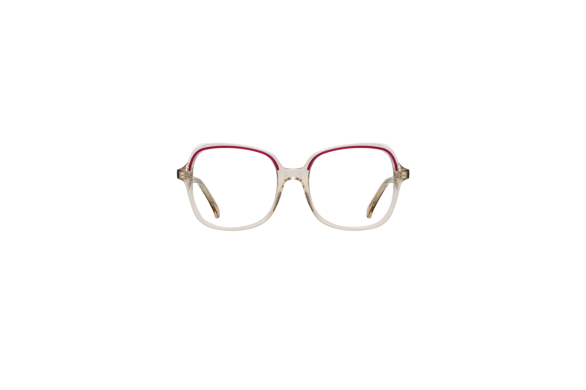 MF 042, nostalgie tendance: des lunettes classiques en acétate avec détails de couleur.