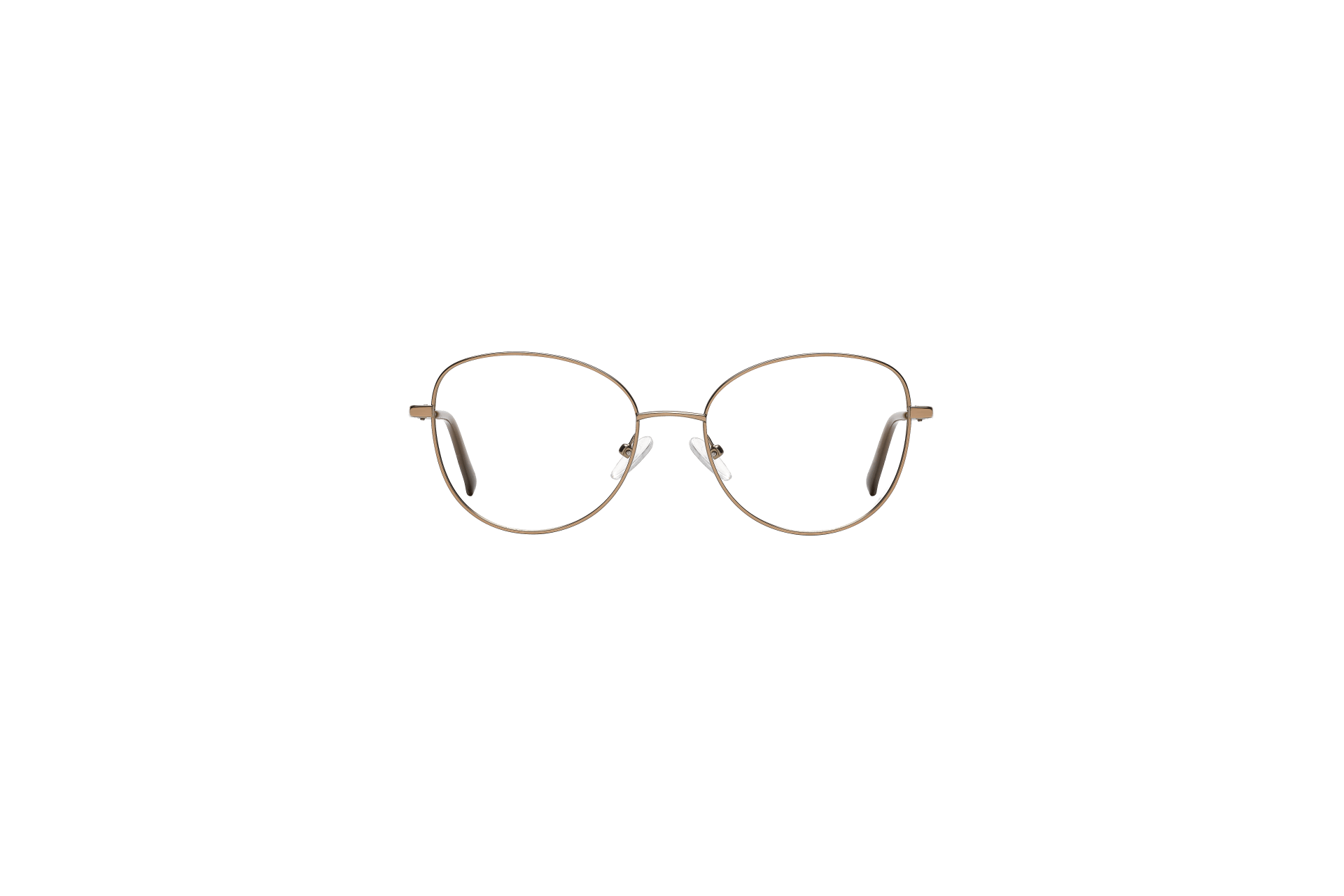 BD 458: monture en métal de forme papillon discrète.