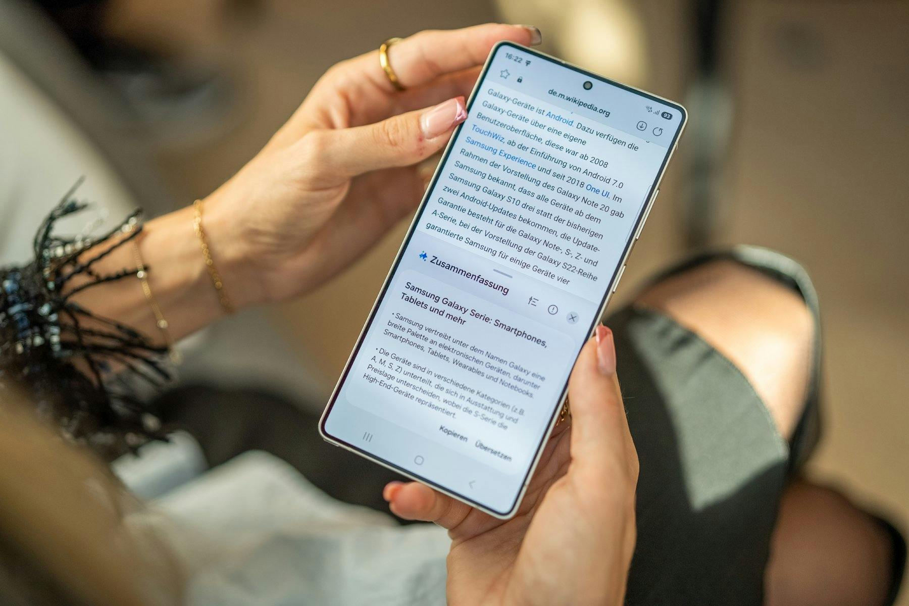 Galaxy AI optimiert Texte in Sekunden – perfekt für jede Situation.