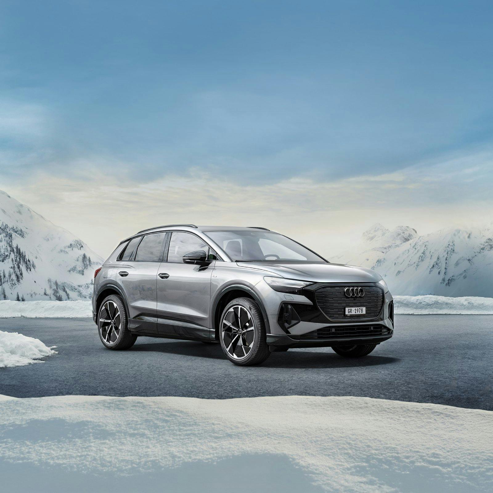 Audi: Q4 e-tron – un hommage au partenariat avec Swiss-Ski.