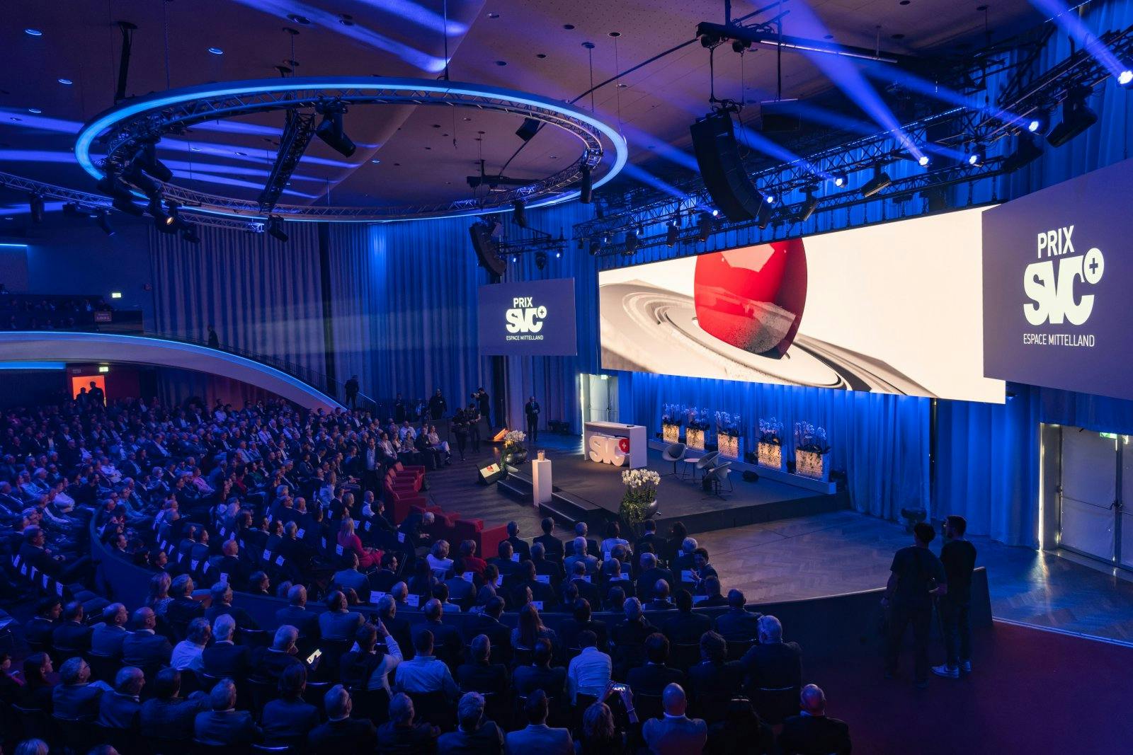 «Prix SVC Espace Mittelland»: Fünf Unternehmen konkurrieren am 12. März 2025 im Kursaal Bern um den begehrten Preis.