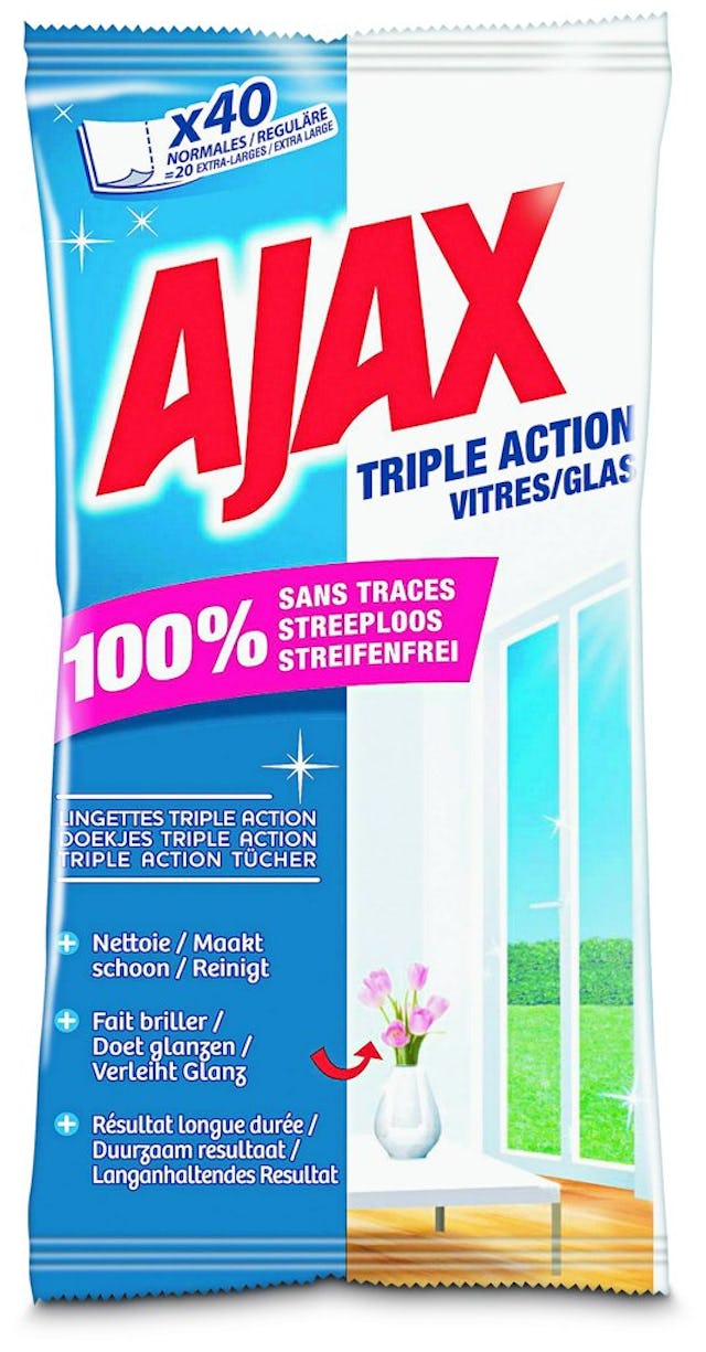 Quick and clean: Ajax Glasreiniger-Tücher Wet, Fr. 3.95 / 20 Stück, bei Coop.