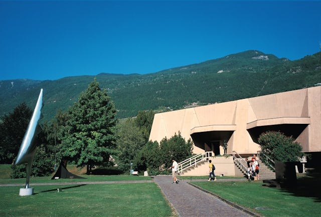 Les magnifiques jardins de la Fondation Pierre Gianadda à Martigny.