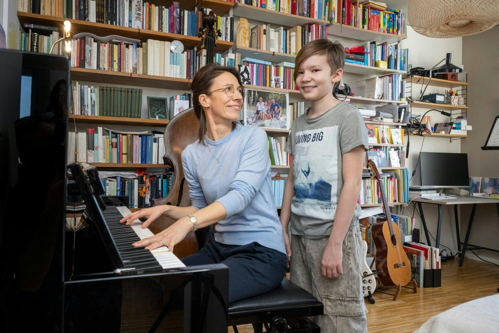 Anna Dreykluft et son fils Eric souffrent de Covid long.