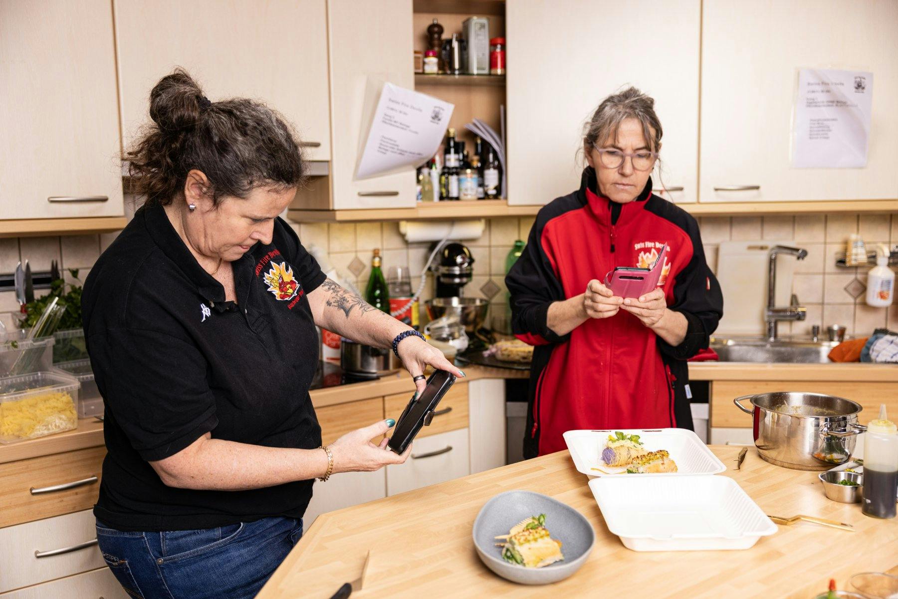 Wie sieht es am besten aus? Zur Wettkampf-Vorbereitung werden die Details festgehalten.