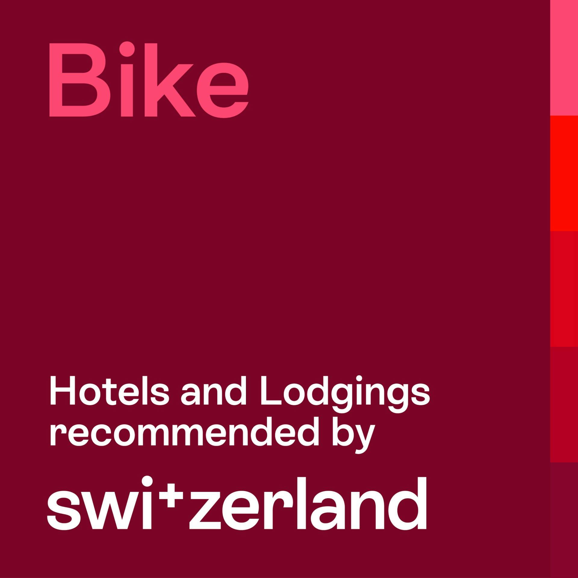 Bike-Hotels entlang der Route sorgen für Erholung, Komfort und alles, was Veloferien entspannt macht.
