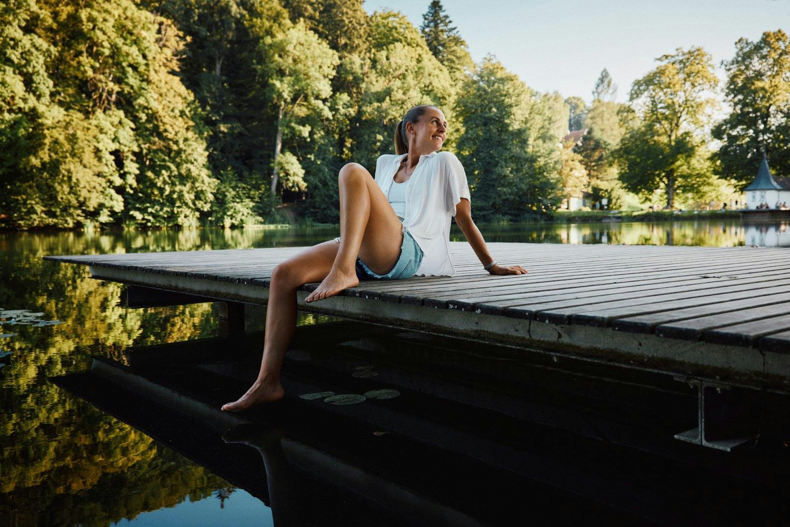 Drei Weieren: Für Noelle ein Rückzugsort mit Aussicht. Die drei Weiher oberhalb der Stadt sind ein Lieblingsspot für Sommertage, Spaziergänge oder ein...