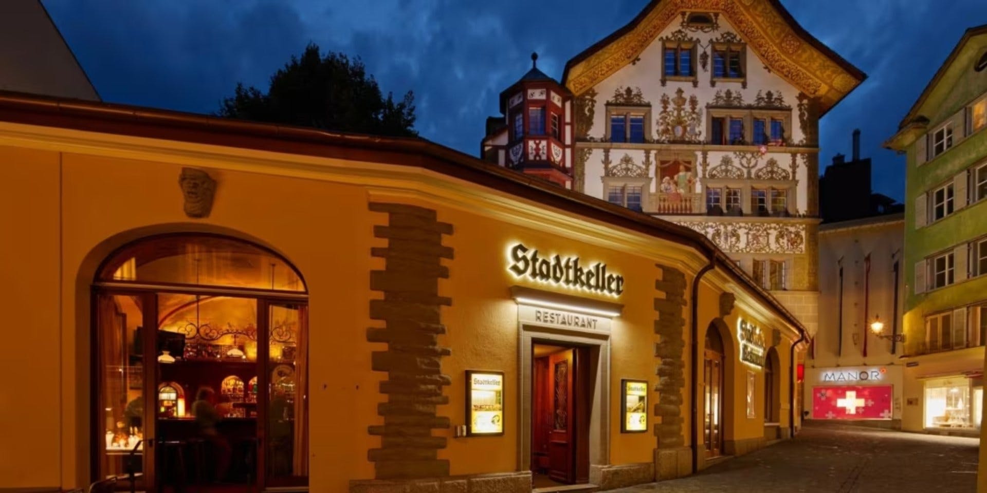Regionale Marktküche mit Herzblut: Im Restaurant Stadtkeller wird klassisch gekocht und mit gutem Wein serviert. Das Traditionslokal überzeugt mit Bod...